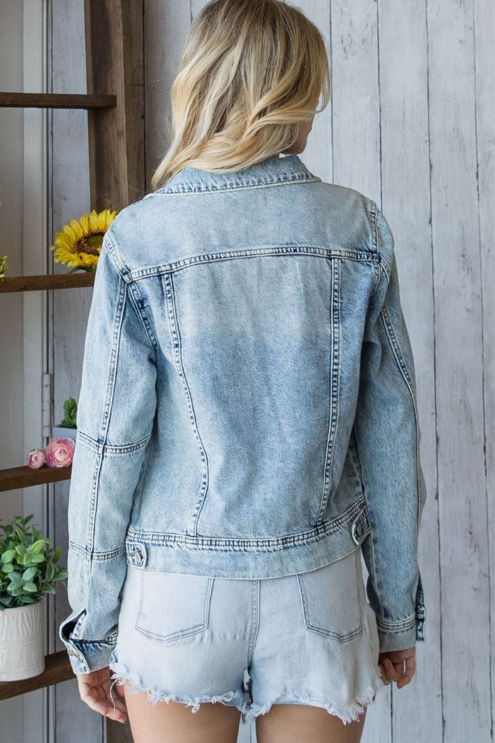 Distressed Denim Jacket