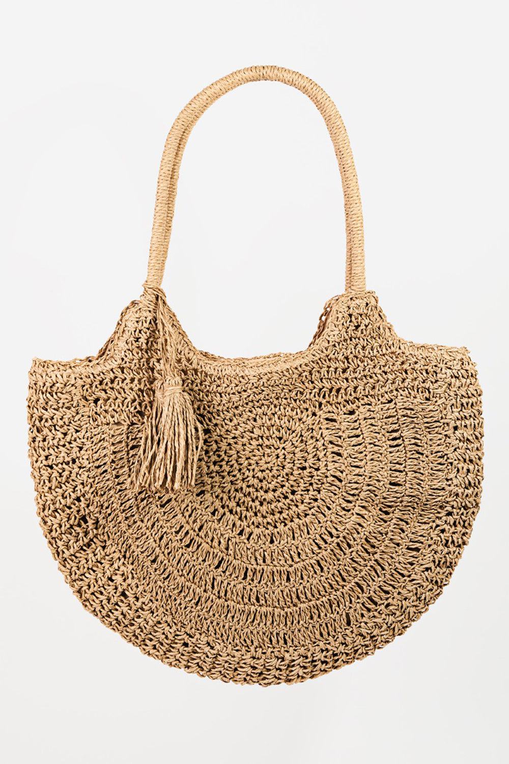 Straw Braided Tote