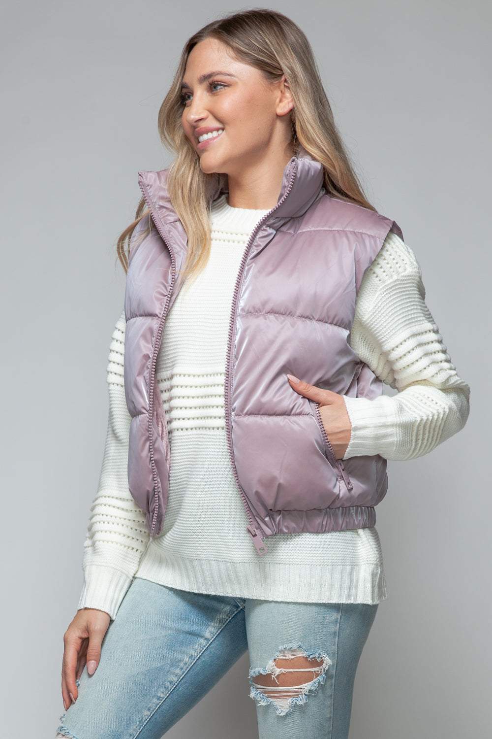 Fine Lines Quilted Vest