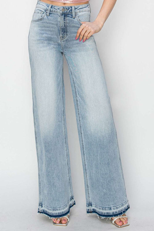 Holly High Rise Wide Leg Jeans