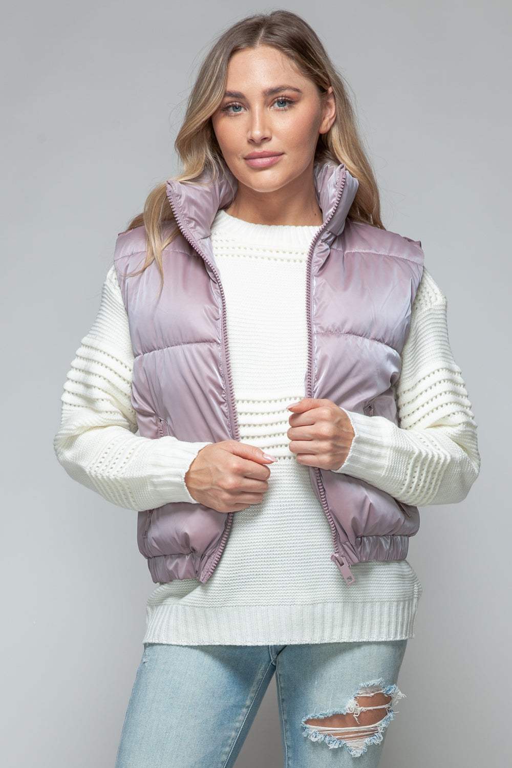 Fine Lines Quilted Vest