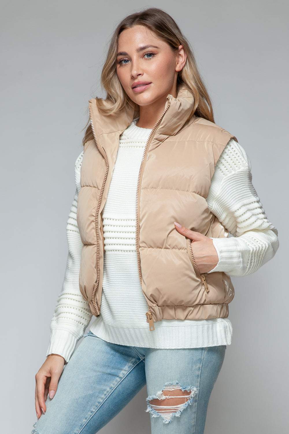 Fine Lines Quilted Vest