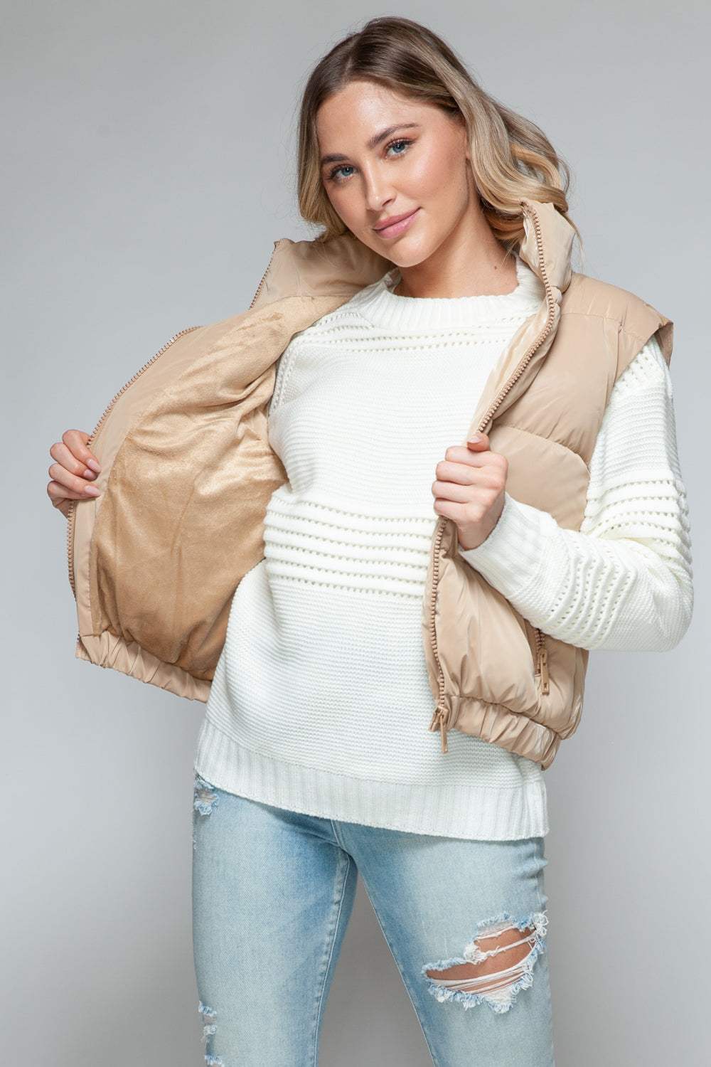 Fine Lines Quilted Vest