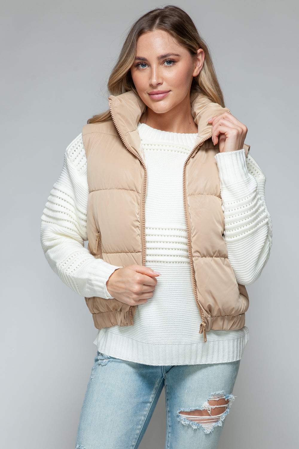 Fine Lines Quilted Vest