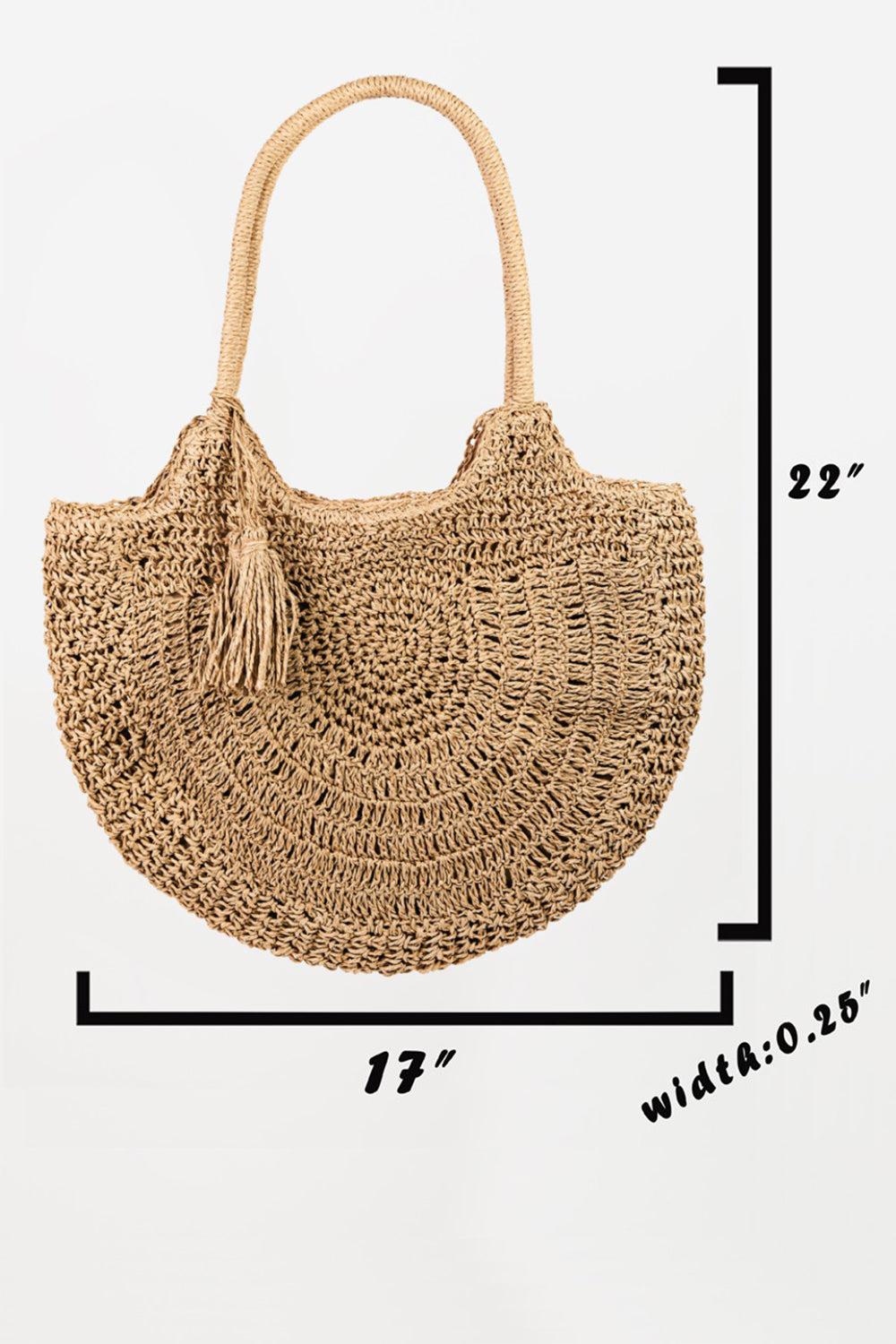 Straw Braided Tote